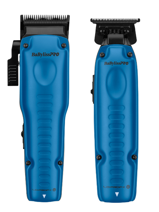 BABYLISSPRO® FXONE LO-PROFX LIMITED EDITION MATTE BLUE CLIPPER & TRIMMER COMBO