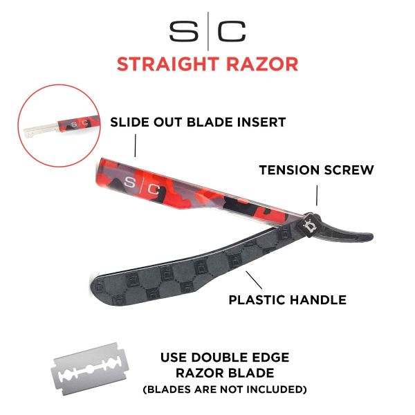 S|C x Deluxe Line Professional Straight Edge Razor