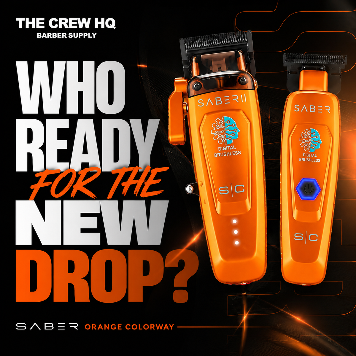 Orange Saber Clipper & Trimmer Bundle Deal