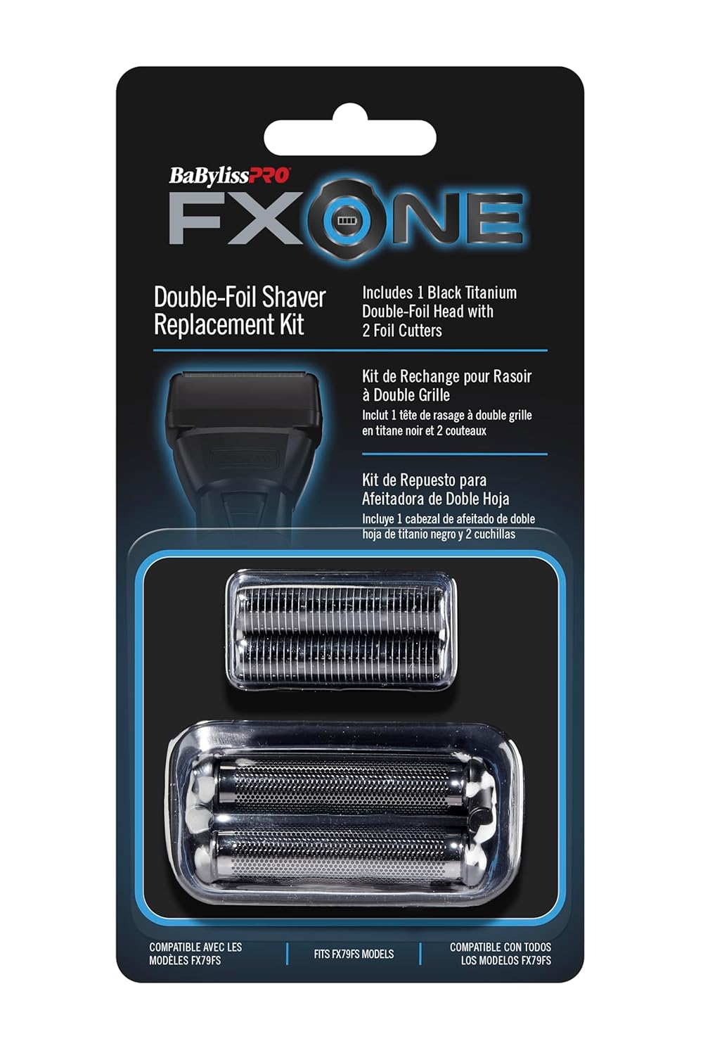 BaBylissPRO FXOne BlackFX Replacement Foil & Cutter for FX79FSMB (FX79RF2MB)