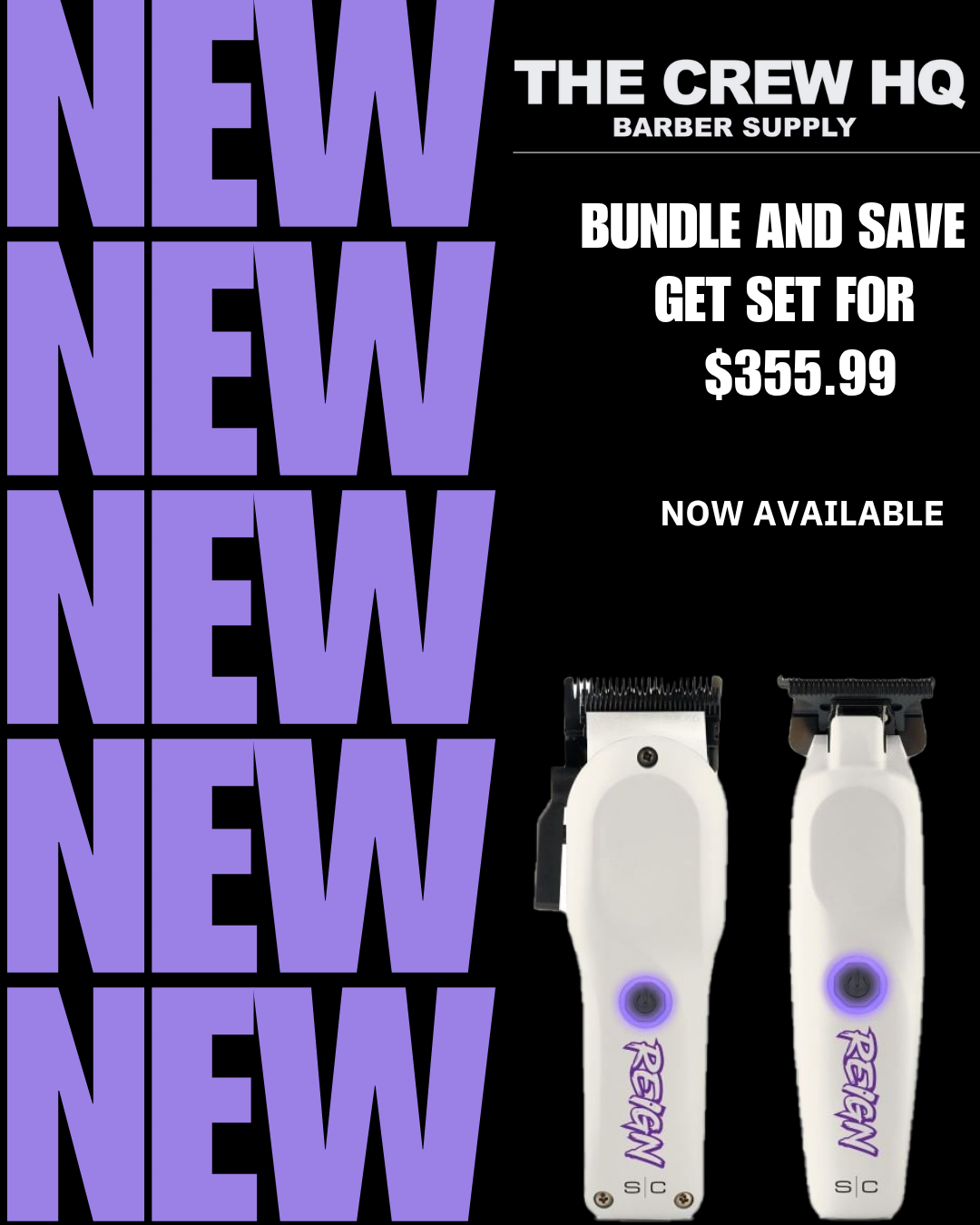 StyleCraft Reign Clipper & Trimmer Bundle