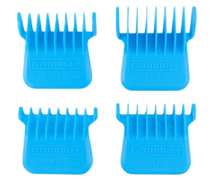 Gamma+ Wide Magnetic Trimmer Blade Guards - Blue (GPWMTG)