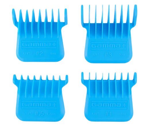 Gamma+ Wide Magnetic Trimmer Blade Guards - Blue (GPWMTG)