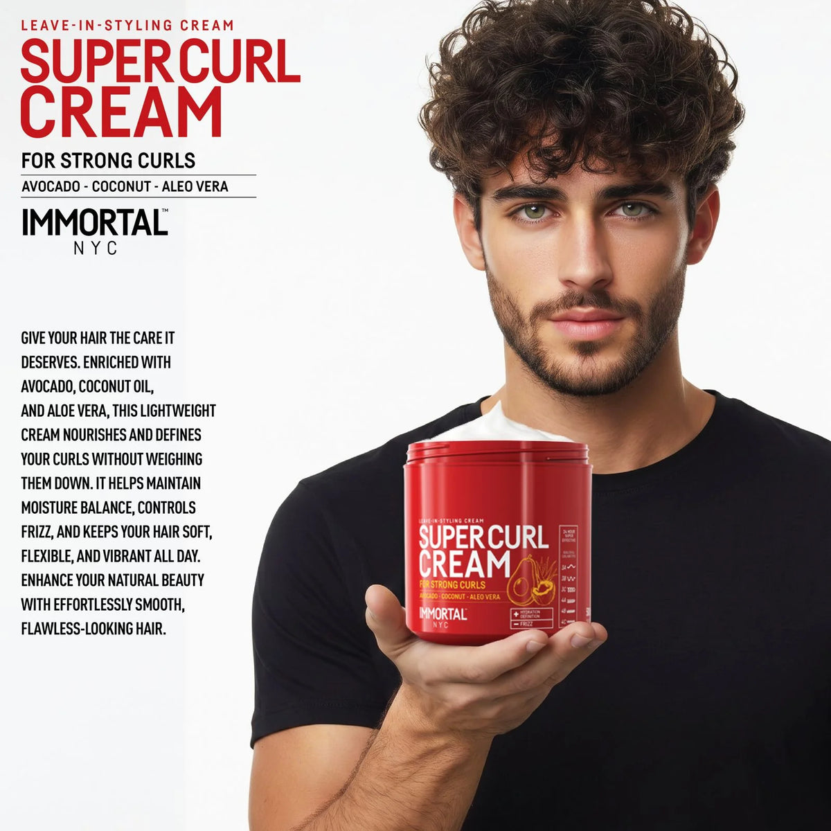 IMMORTAL SUPER CURL CREAM