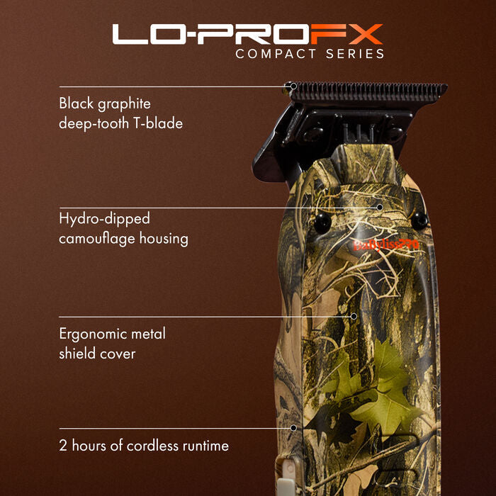 BaBylissPRO Limited Edition Camo Lo-ProFX Compact Trimmer (FX72CAM)