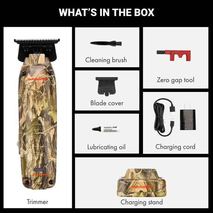 BaBylissPRO Limited Edition Camo Lo-ProFX Compact Trimmer (FX72CAM)