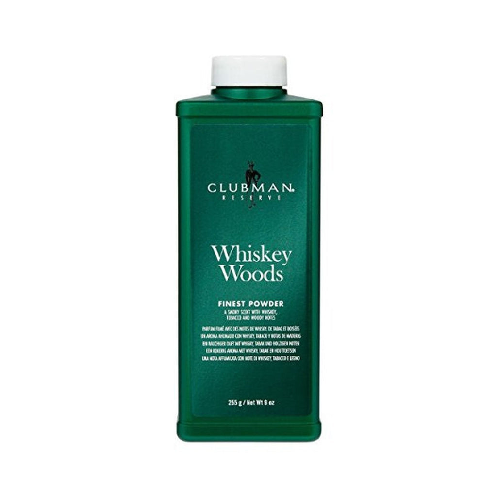Pinaud Clubman Reserve Whiskey Woods Talc Powder