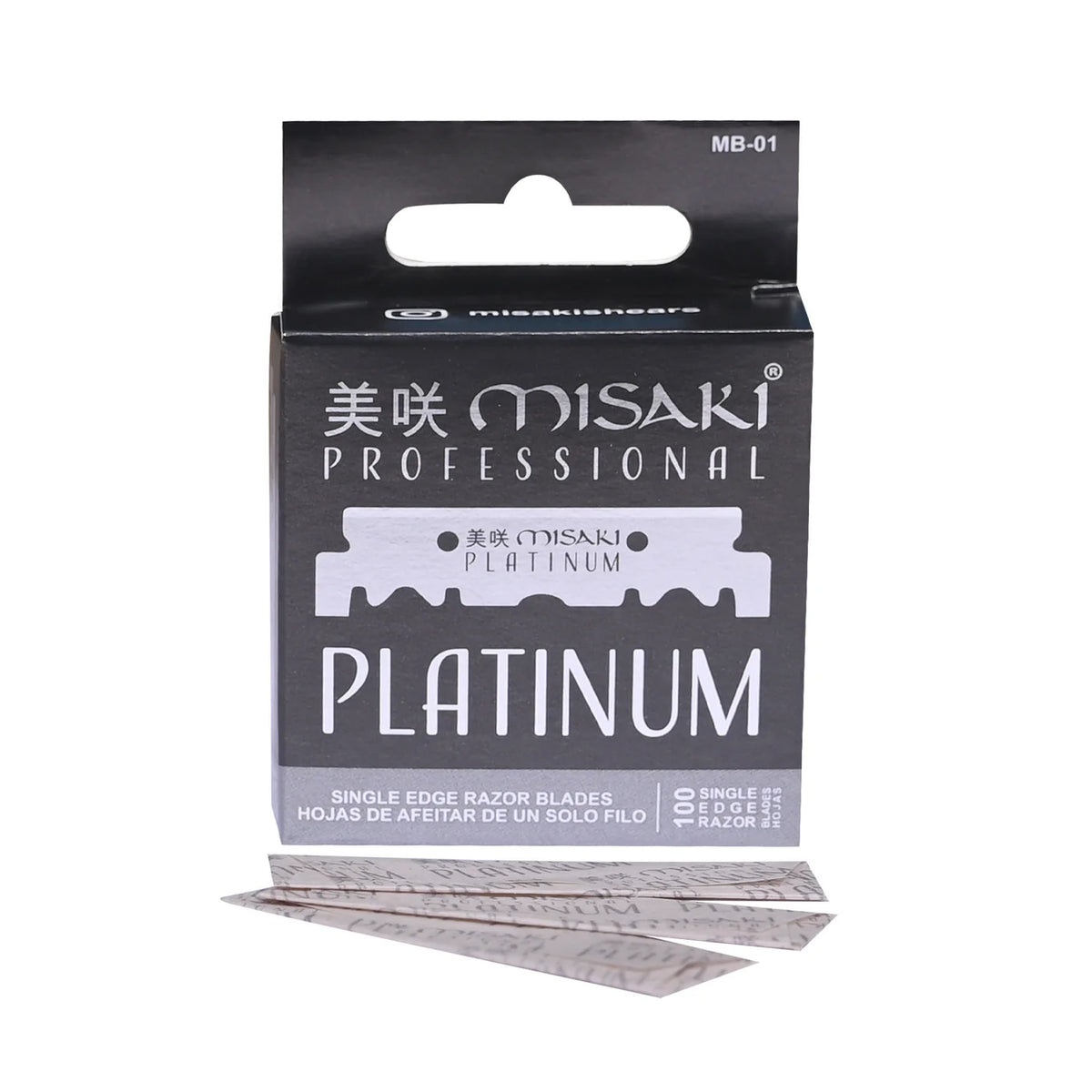 MISAKI PROFESSIONAL PLATINUM SINGLE EDGE RAZOR BLADES