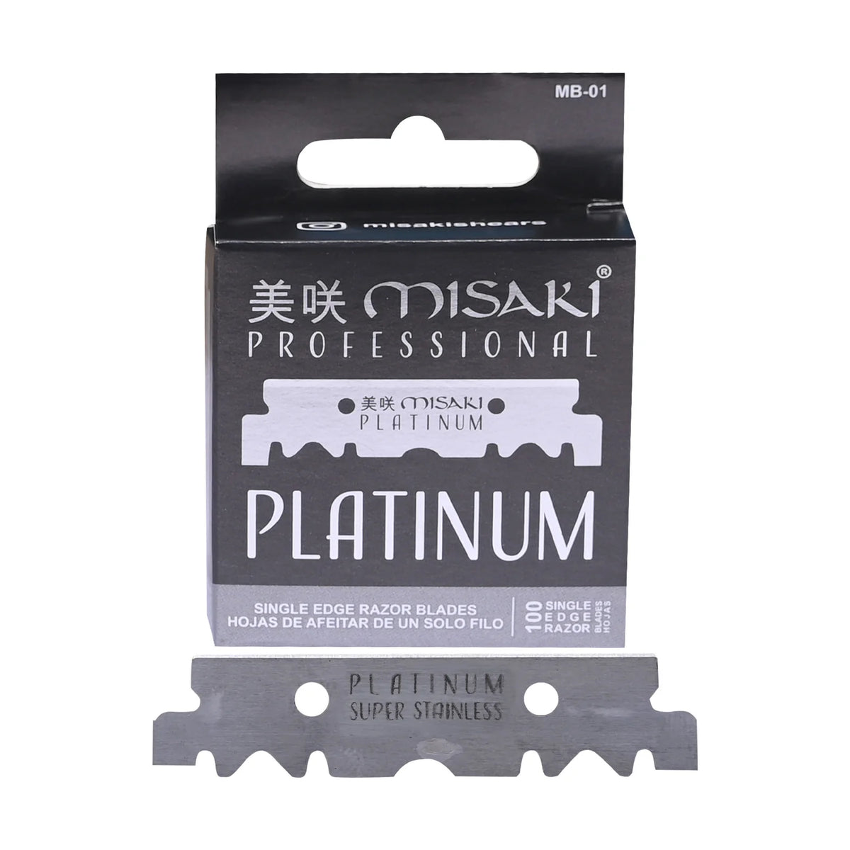 MISAKI PROFESSIONAL PLATINUM SINGLE EDGE RAZOR BLADES