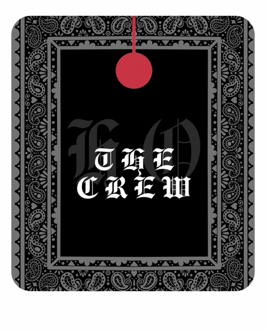 The Crew HQ Matte Black Bandana Cape