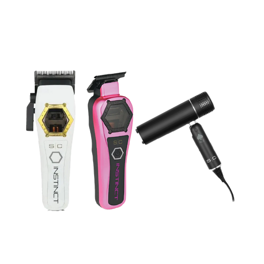 INSTINCT METAL CLIPPER & TRIMMER + Free StyleCraft Ace Blowdryer