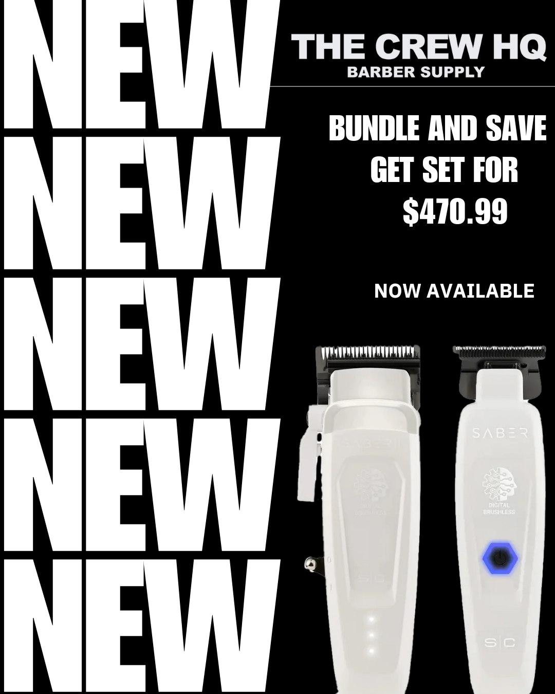 StyleCraft Limited Edition Saber II Clipper & Trimmer Bundle