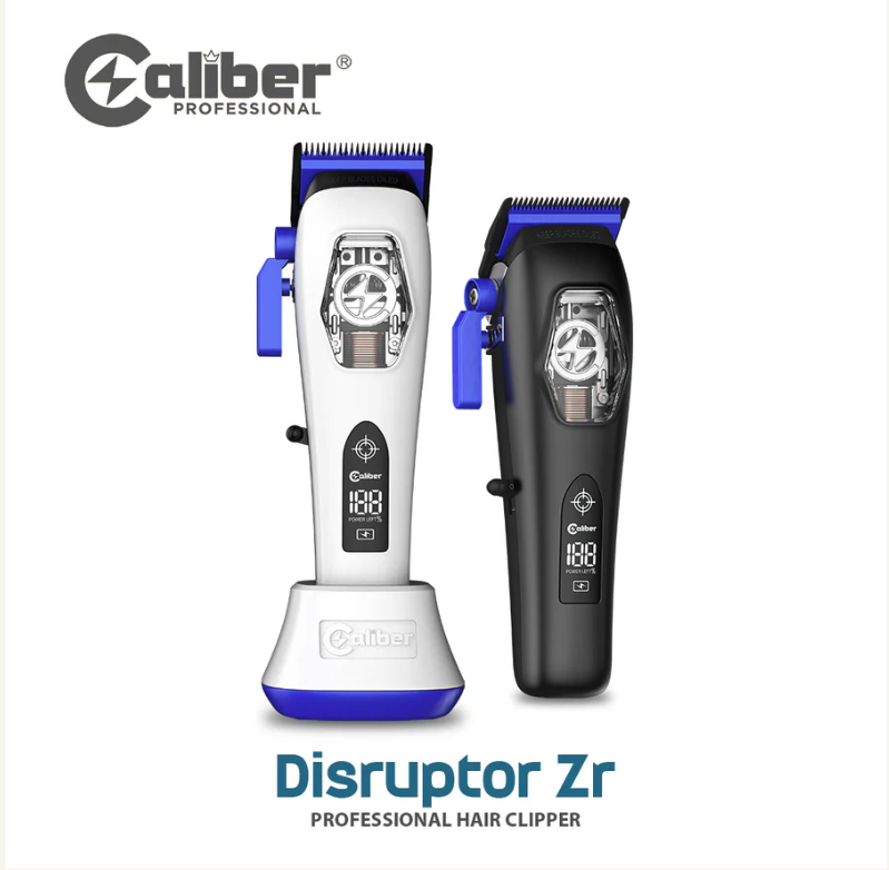 Caliber Disruptor ZR Vector Motor Digital Display Professional Clipper+ Free Solo Shaver