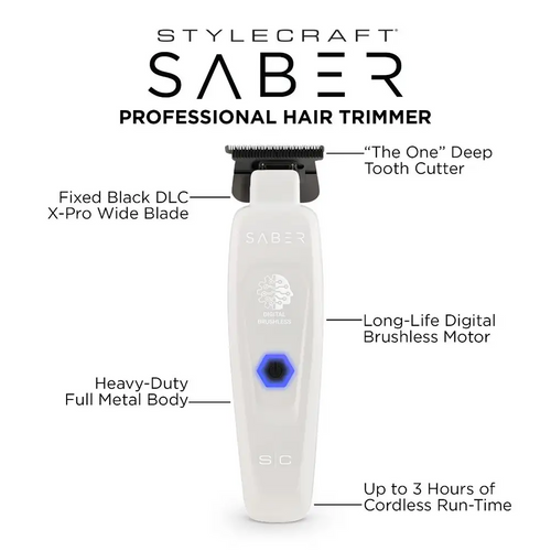 StyleCraft Limited Edition Saber II Clipper & Trimmer Bundle