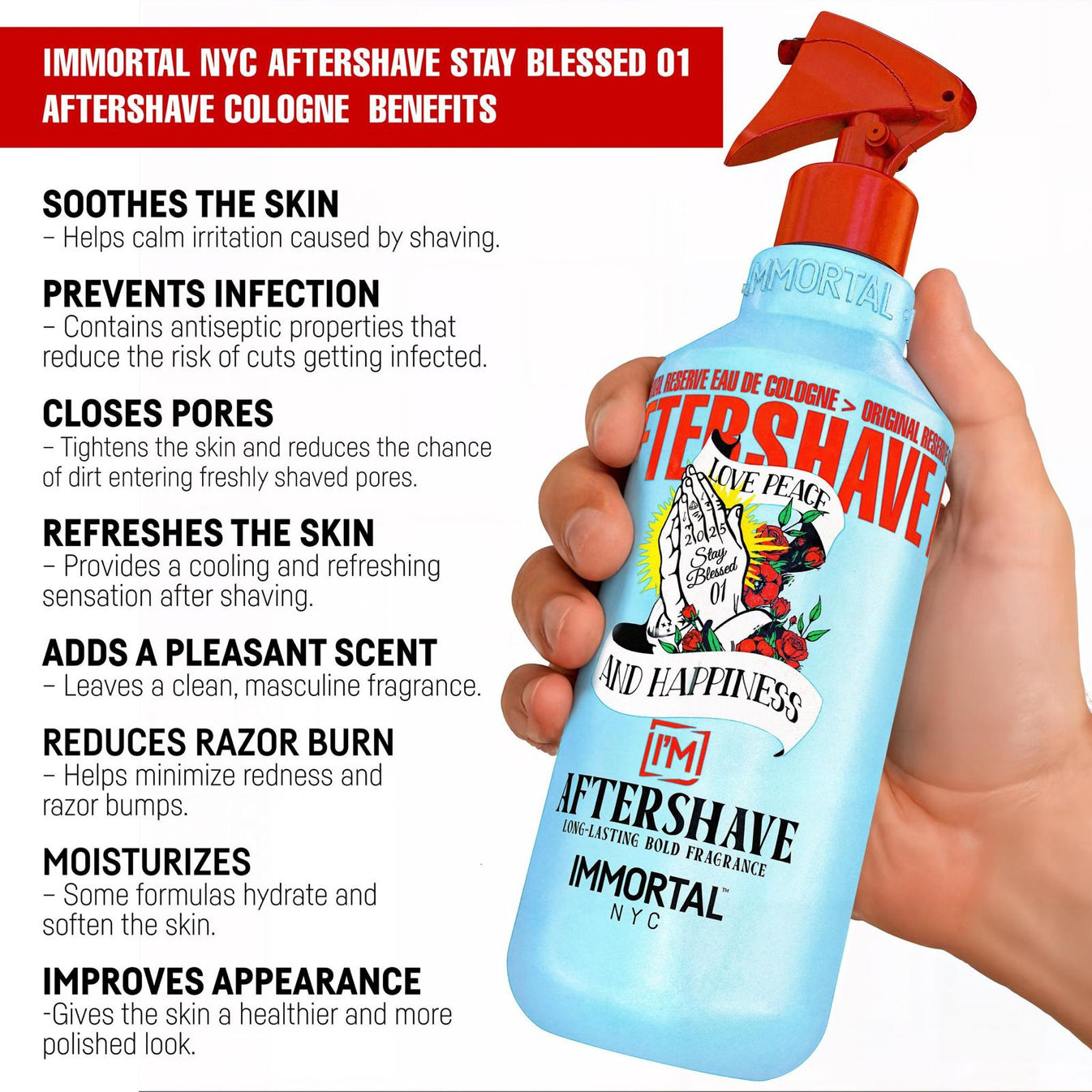 Immortal Aftershave Stay Blessed 01