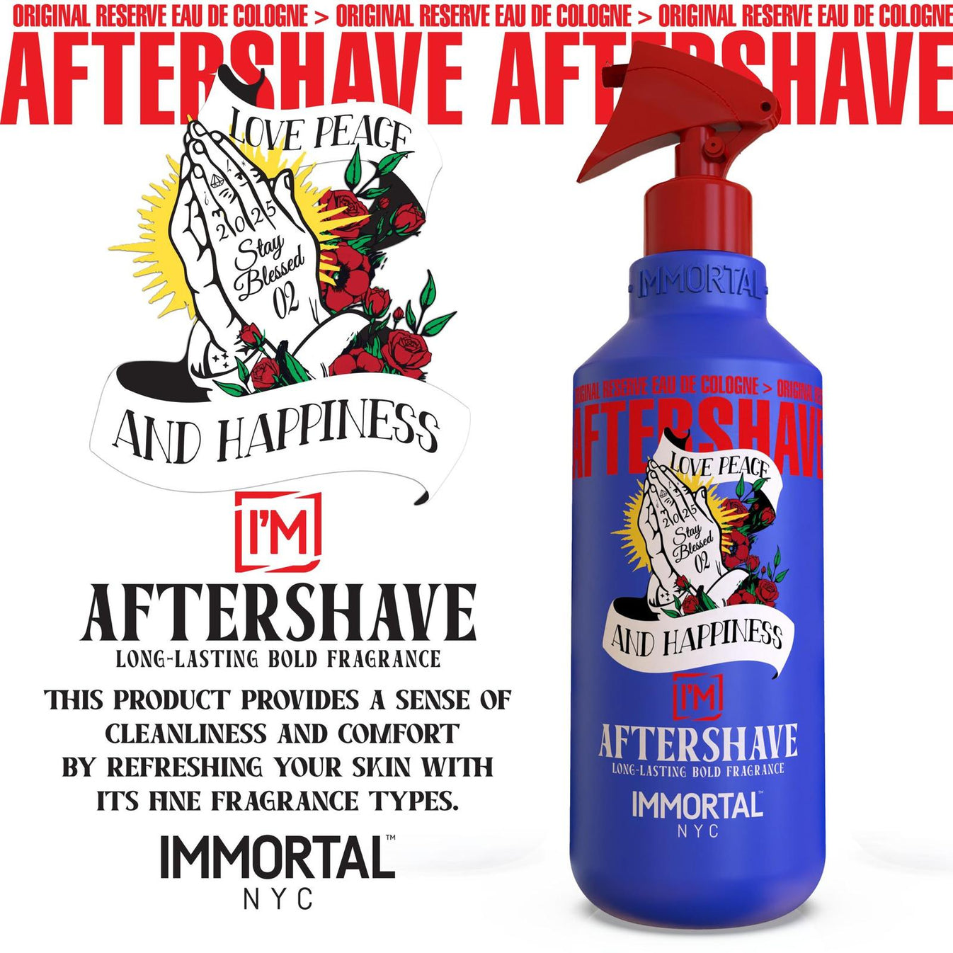 Immortal Aftershave Stay Blessed 02