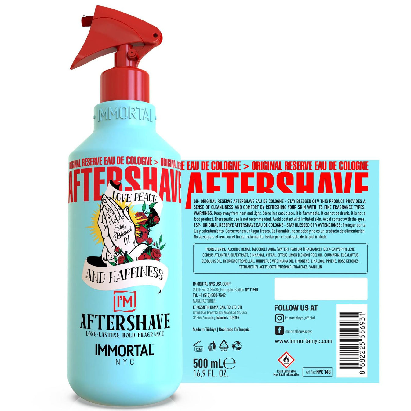 Immortal Aftershave Stay Blessed 01