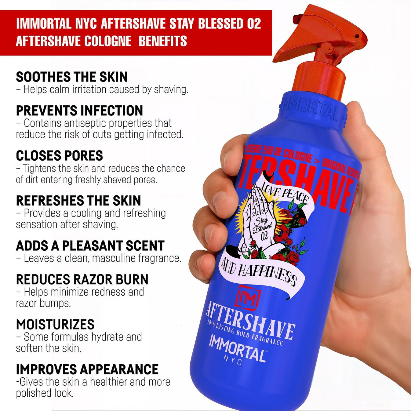 Immortal Aftershave Stay Blessed 02