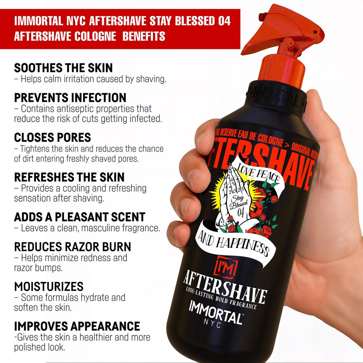 Immortal Aftershave Stay Blessed 04