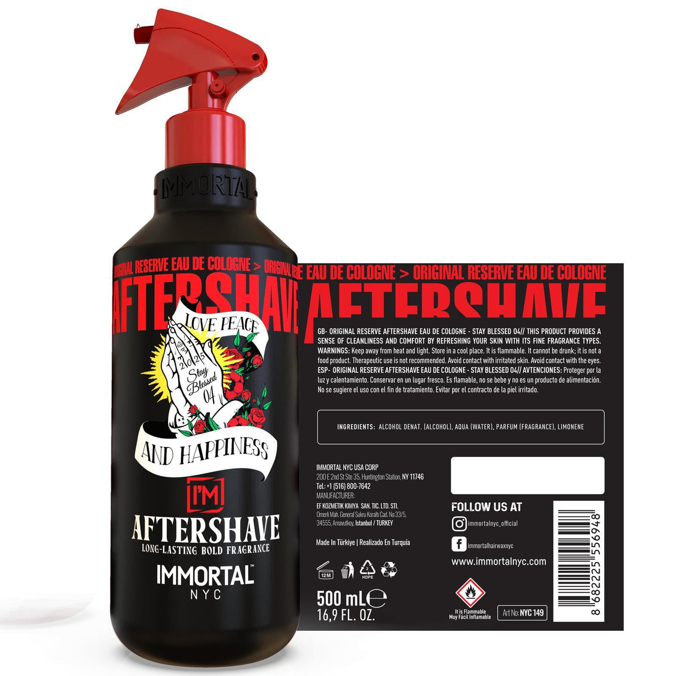 Immortal Aftershave Stay Blessed 04