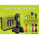 Gamma+ XCEED IN2 Vector Motor Cordless Clipper + Trimmer + Double Foil Shaver Value Set
