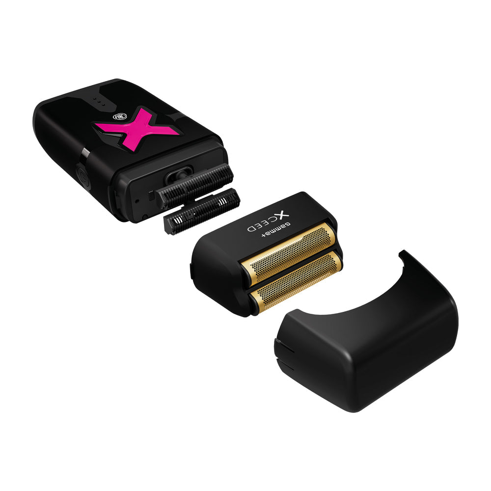 Gamma+ XCEED IN2 Vector Motor Cordless Clipper + Trimmer + Double Foil Shaver Value Set