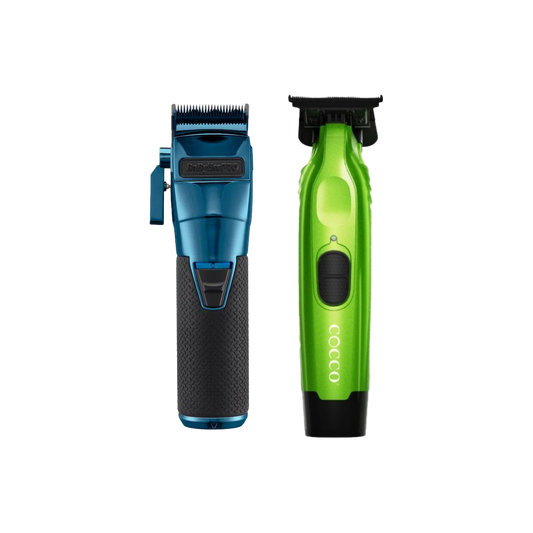 Babyliss FXONE Clipper + Cocco Hyper Veloce Trimmer (Green)