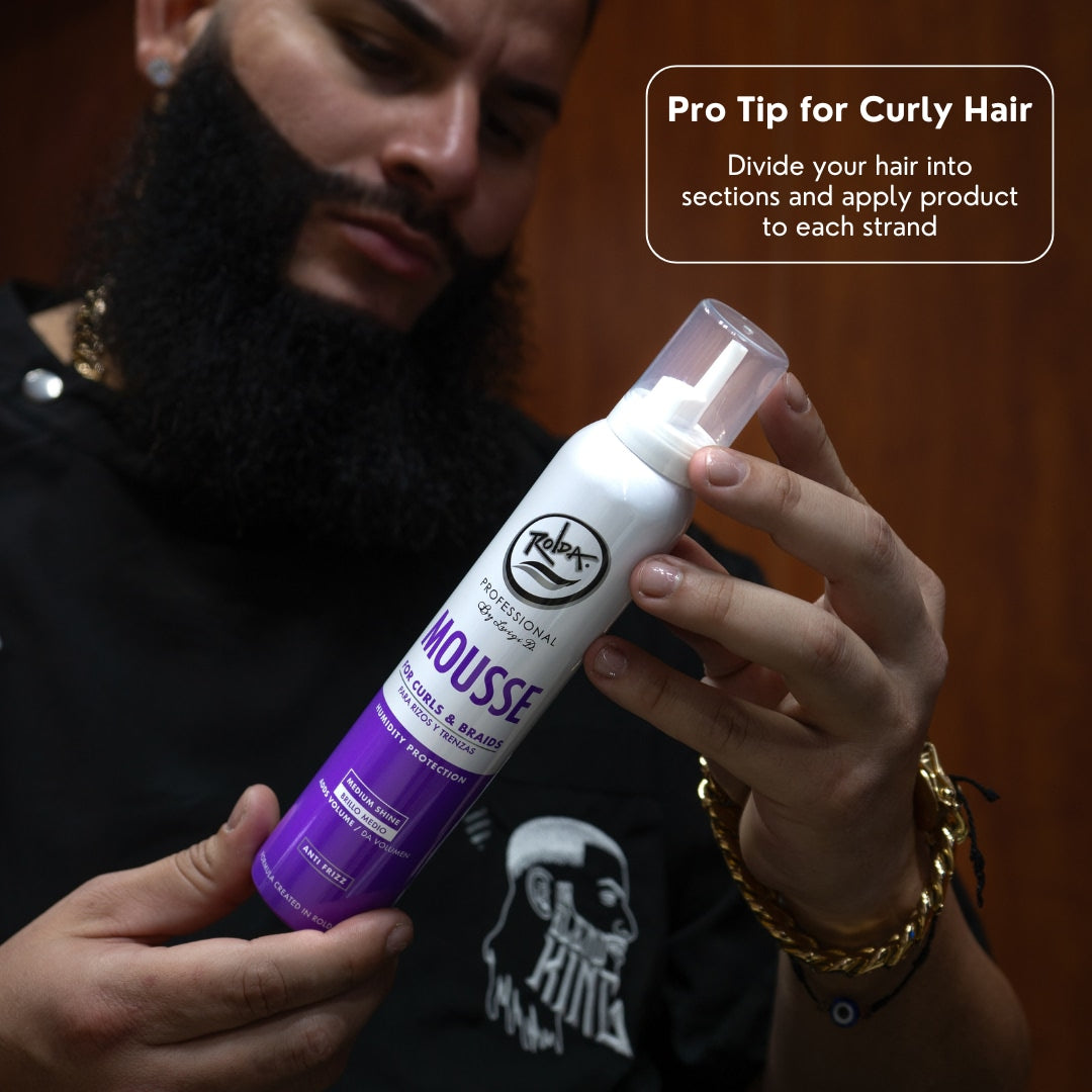 Rolda - Hair Mousse for Curly Hair & Braid