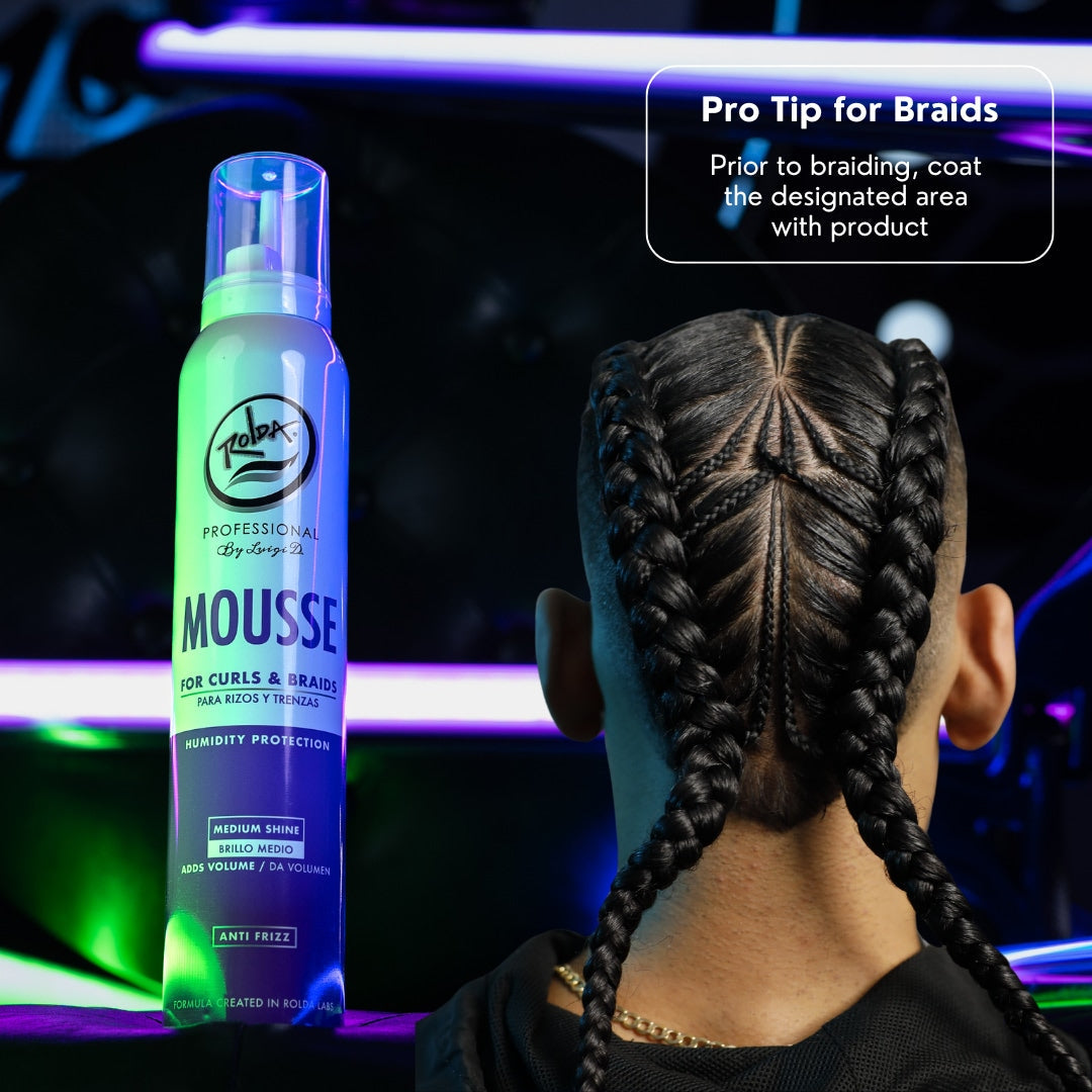 Rolda - Hair Mousse for Curly Hair & Braid