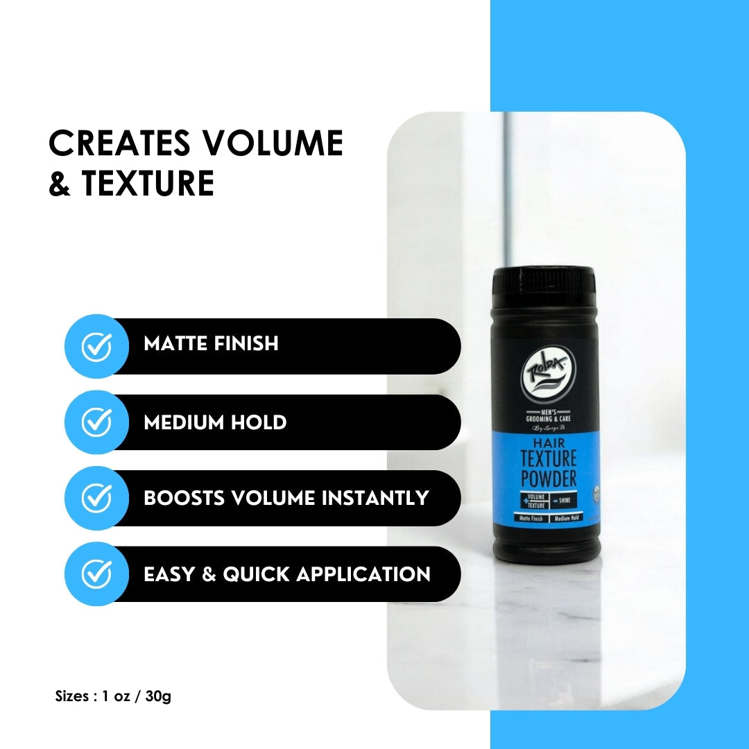 Crew Texture Powder Rolda - Hair Texture Powder – The Crew Barber Supply HQ
